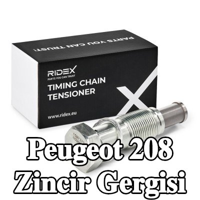 RIDEX Conta/sızdırmazlık elemanlı zincir gergisi — Peugeot 208