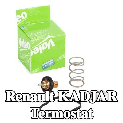 VALEO Termostat 83°C, conta/sızdırmazlık elemanları ile — Renault Kadjar