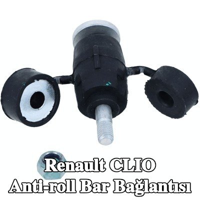 LEMFÖRDER Ön aks sol anti-roll bar bağlantısı, Ön Aks Sağ, 68mm — Renault Clio