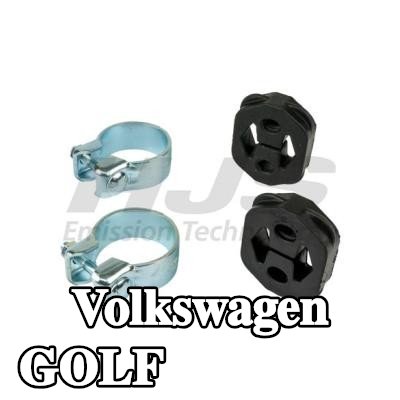 HJS طقم تركيب العادم مع المشابك — 2011 Volkswagen Golf