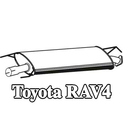 VEGAZ كاتم الصوت الأوسط — Toyota Rav4
