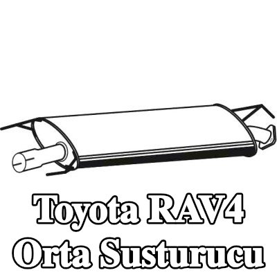 VEGAZ Orta susturucu — Toyota Rav4