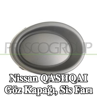 PRASCO Göz kapağı, sis farı Sağ — Nissan Qashqai