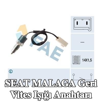 FAE Geri vites ışığı anahtarı — SEAT Malaga