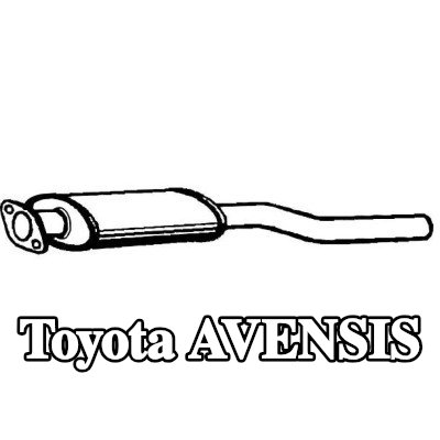 VEGAZ كاتم الصوت الأوسط 1200mm — 1999 Toyota Avensis