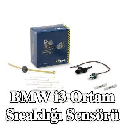 VEMO Tutuculu ortam sıcaklığı sensörü, sıkıştırmalı konektör ile, fiş ile, kablo ile — BMW i3