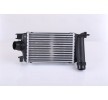 NISSENS Hızlı bağlantı elemanlı intercooler, Sol konektör, açılı, Sağ konektör, açılı — Nissan Micra (1)