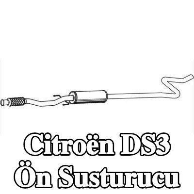 VEGAZ Ön Susturucu — Citroën Ds3