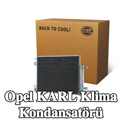 HELLA Kurutuculu klima kondansatörü, conta/sızdırmazlık elemanları ile — Opel Karl