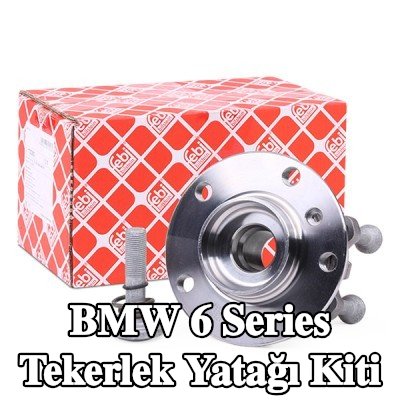 FEBI BILSTEIN Sol ön aks tekerlek yatağı kiti, Tekerlek göbeğine entegre tekerlek yatağı, ABS sensör halkalı, entegre manyetik sensör halkalı, sabitleme/montaj malzemesi ile — 2012 BMW 6 Series