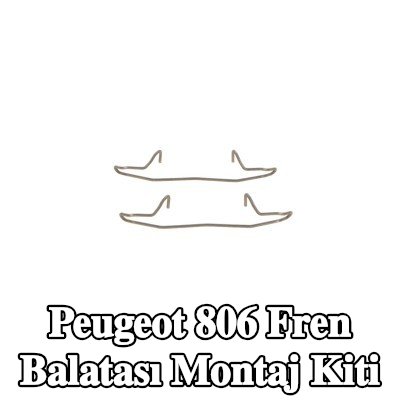 BOSCH Fren balatası montaj kiti — Peugeot 806