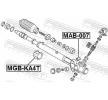 FEBEST Montaj, direksiyon dişlisi — Mitsubishi Space Runner (2)