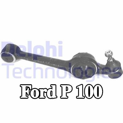DELPHI ذراع التعليق للمحور الأمامي الأيمن, السفلي, الفولاذ, مع وصلة كروية — Ford P 100
