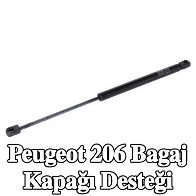 FEBI BILSTEIN Bagaj kapağı amortisörü (Her iki taraf), 449mm — 2002 Peugeot 206