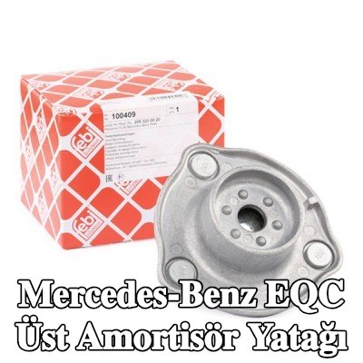 FEBI BILSTEIN Üst amortisör yatağı Ön Aks Sol, Ön Aks Sağ, bilyalı rulman içermez — Mercedes-Benz Eqc