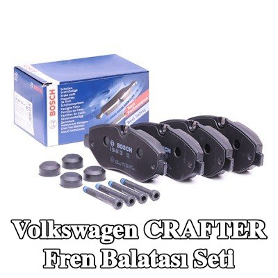 BOSCH Fren balatası seti 20, 8mm, montaj kılavuzu ile — 2012 Volkswagen Crafter