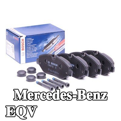 BOSCH مجموعة وسادات الفرامل 20, 8mm, مع دليل التركيب — Mercedes-Benz Eqv