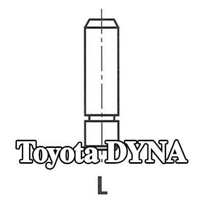 FRECCIA أدلة الصمامات — Toyota Dyna