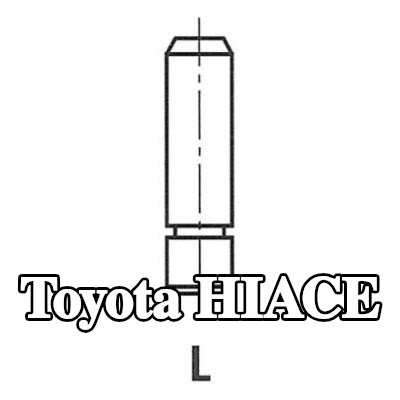 FRECCIA أدلة الصمامات — Toyota Hiace