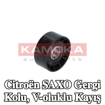 KAMOKA Gergi kolu, Sabitleme/montaj malzemeli V-kanallı kayış, tavan rayları ile — 2000 Citroën Saxo