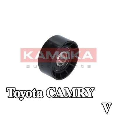 KAMOKA ذراع الموتر, حزام مضلع على شكل V مع مواد التثبيت/التركيب, مع قضبان السقف — 2003 Toyota Camry
