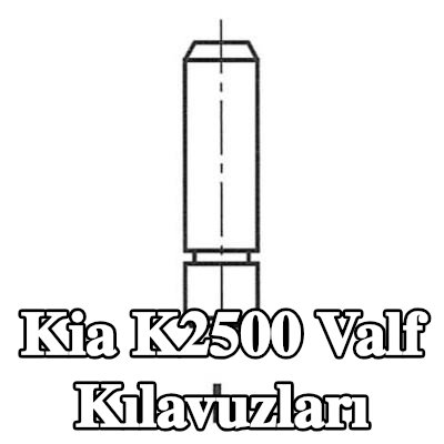 FRECCIA Valf Kılavuzları — Kia K2500