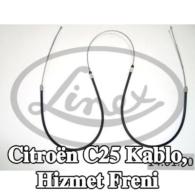 LINEX Kablo, hizmet freni — Citroën C25