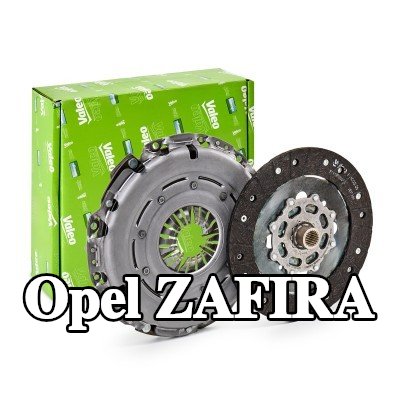 VALEO طقم القابض KIT2P بتقنية الضبط الذاتي, بدون أسطوانة تابعة مركزية — Opel Zafira