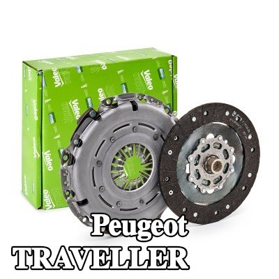 VALEO طقم القابض KIT2P بتقنية الضبط الذاتي, بدون أسطوانة تابعة مركزية — Peugeot Traveller