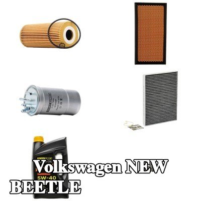 RIDEX PLUS مجموعة مرشحات زيت المحرك — 2000 Volkswagen New Beetle