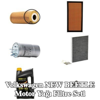 RIDEX PLUS Motor yağı filtre seti — 2000 Volkswagen New Beetle