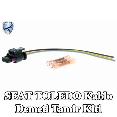 VEMO Contalı/sızdırmazlık elemanlı kablo demeti tamir kiti, sıkıştırmalı konektör ile, boru ile — SEAT Toledo