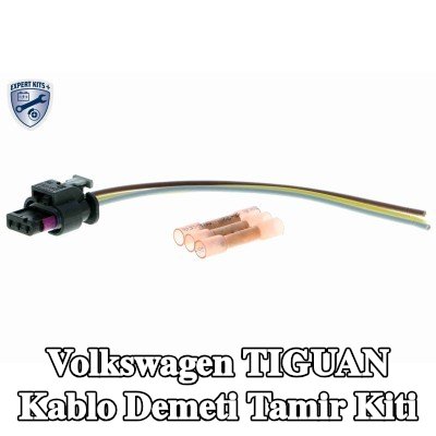 VEMO Contalı/sızdırmazlık elemanlı kablo demeti tamir kiti, sıkıştırmalı konektör ile, boru ile — 2019 Volkswagen Tiguan