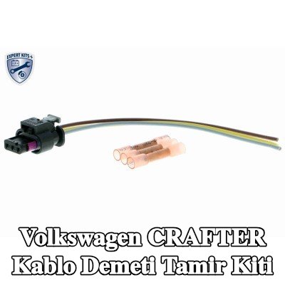 VEMO Contalı/sızdırmazlık elemanlı kablo demeti tamir kiti, sıkıştırmalı konektör ile, boru ile — Volkswagen Crafter