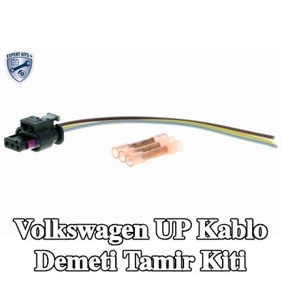 VEMO Contalı/sızdırmazlık elemanlı kablo demeti tamir kiti, sıkıştırmalı konektör ile, boru ile — 2022 Volkswagen Up