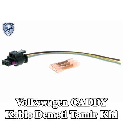 VEMO Contalı/sızdırmazlık elemanlı kablo demeti tamir kiti, sıkıştırmalı konektör ile, boru ile — 2016 Volkswagen Caddy