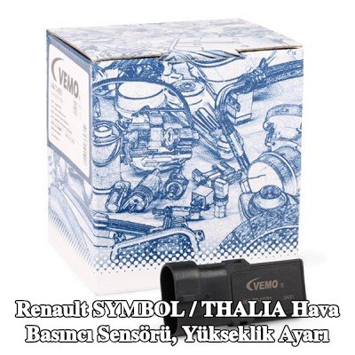 VEMO Hava Basıncı Sensörü, yükseklik ayarı Orijinal Kalite — 2012 Renault Symbol / Thalia