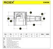 RIDEX Ön aks sol CV mafsal kiti — Mitsubishi Delica / Space Gear (6)