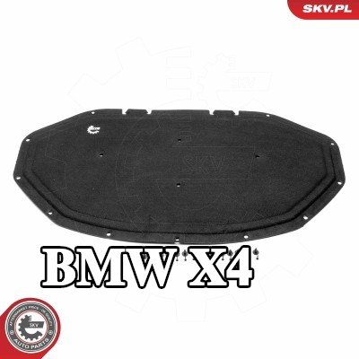 ESEN SKV مادة عازلة للصوت, حجرة المحرك غطاء المحرك — 2016 BMW X4