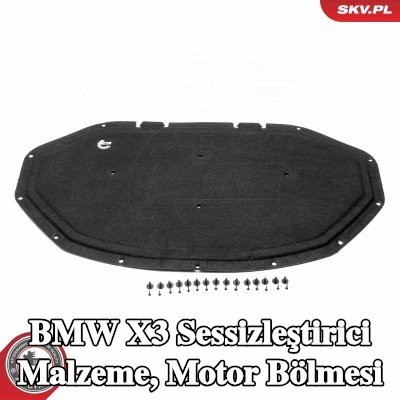 ESEN SKV Sessizleştirici Malzeme, motor bölmesi Kaput — 2012 BMW X3