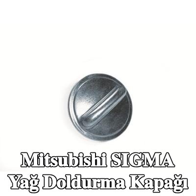 S-TEC Conta/sızdırmazlık elemanı ile yağ doldurma kapağı, Muhafazadaki tutamak — Mitsubishi Sigma