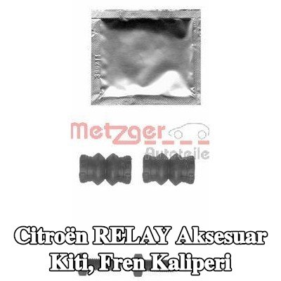 METZGER Aksesuar Seti, kılavuz cıvatasız fren kaliperi — 2002 Citroën Relay