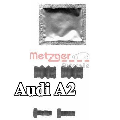 METZGER مجموعة الملحقات, مكبس الفرامل بدون مسامير التوجيه — Audi A2