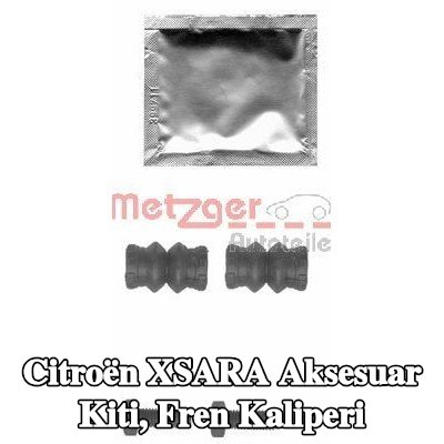 METZGER Aksesuar Seti, kılavuz cıvatasız fren kaliperi — Citroën Xsara