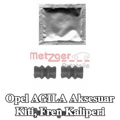 METZGER Aksesuar Seti, kılavuz cıvatasız fren kaliperi — Opel Agila