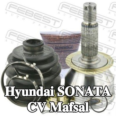 FEBEST CV mafsalı Ön Aks, Tekerlek Tarafı — 1997 Hyundai Sonata
