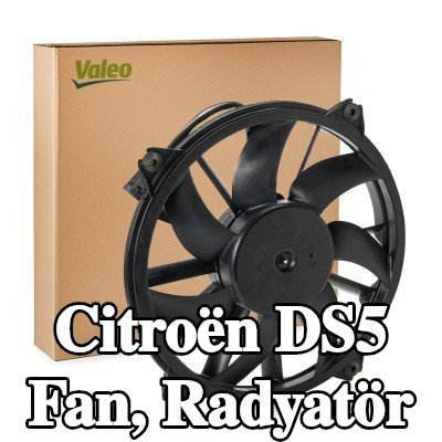 VALEO Fan, radyatör 396mm — Citroën Ds5