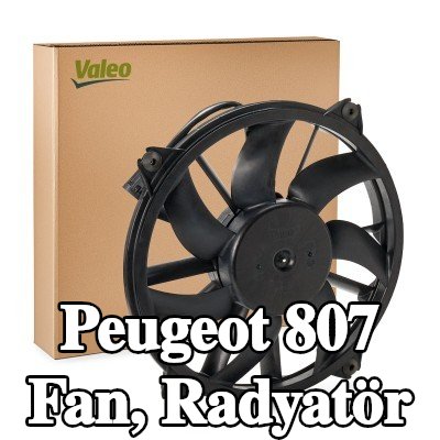VALEO Fan, radyatör 396mm — Peugeot 807