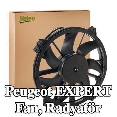 VALEO Fan, radyatör 396mm — Peugeot Expert