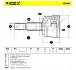 RIDEX CV mafsalı kiti Ön Aks, Tekerlek Tarafı — Mitsubishi Colt (7)